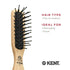 Kent PF21 Narrow Cushion Paddle Brush, Taming Fine Pins, Detangling Long, Thick and Curly Hair, Made in England
