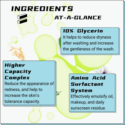 Higher Capacity Cleanser, Gentle Foam Deep Pore Face Wash for Oily & Sensitive Skin