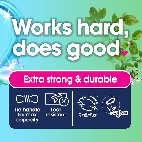 Ecozone’s 100% Biodegradable Bin Liners, 60 Litres, 20 Bags