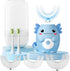 PVOGRT Kids Electric U Shaped Toothbrush - Axolotl Kids Sonic Toothbrush with 6
