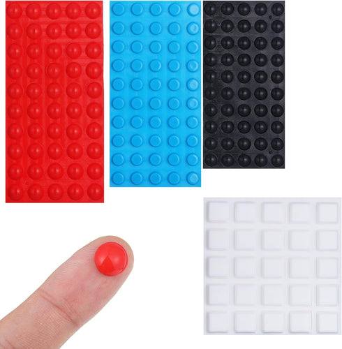 Qulkws 175 Pcs Bump Dots for Visually Impaired Braille Bump Dot Sticker Silicone Braille Sticker Blind People Tactile