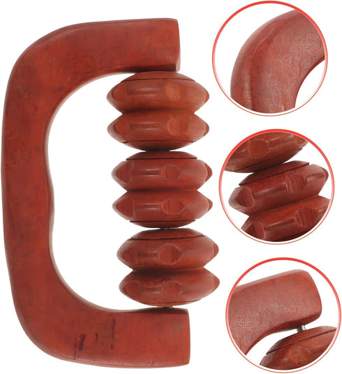 Ipetboom 5pcs Massage Roller Manual Multi-Function Back and Leg for Muscle Relaxation Circulation Design for Home