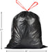 Strong Large 13 Gallon Black Drawstring Trash Bags, Multipurpose Kitchen Garbage Can Liners, 40 Count