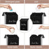 Magnetic Black Lint Bin for Laundry - Wall-Mounted Trash Can with Lid