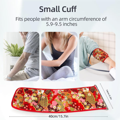 Replacement Blood Pressure Cuff Set: Small 5.9''-9.5'' (15-24CM) & Extra Large 15.7''-26'' (40-66CM) with 12