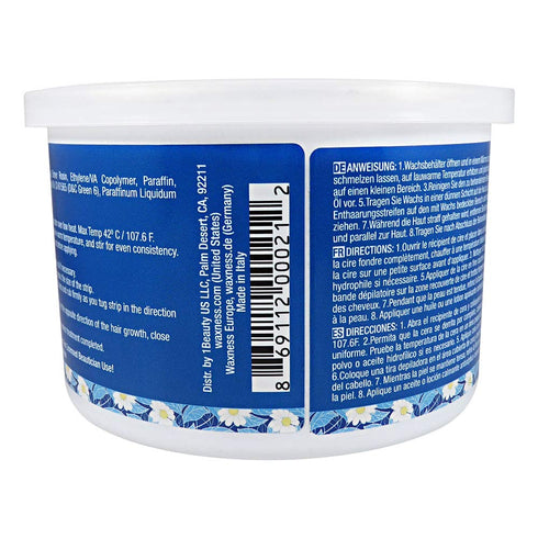 Wax Necessities Waxness Azulene Stripless Hard Wax Tin, 14 Ounces
