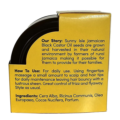 Sunny Isle Kids Care Extreme Hydrating Finishing Hair Butter, 4oz - Gentle Care for Softer, Smoother Hair