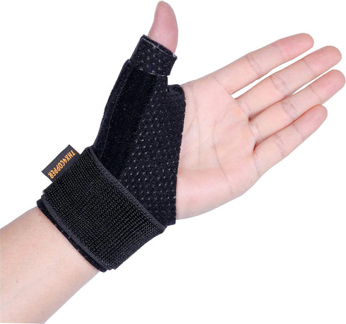 THX4COPPER Reversible Thumb & Wrist Stabilizer Splint for Pain Relief, Arthritis, Carpal Tunnel, L-XL