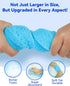 Large Car Wash Sponge Kit, 2.4in Thick Foam Scrubber, Easy Grip Sponges for Kitchen, Bathroom, Household Cleaning, 3pcs