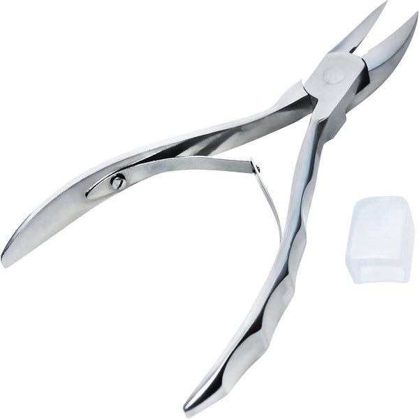 Toenail Clipper for Thick or Ingrown Toenails, Professional Podiatrist Nipper with Surgical Stainless Steel Blades