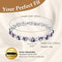 Feraco Magnetic Bracelets for Women, Titanium Steel Bracelet with Neodymium Magnets & Sparkling Crystals