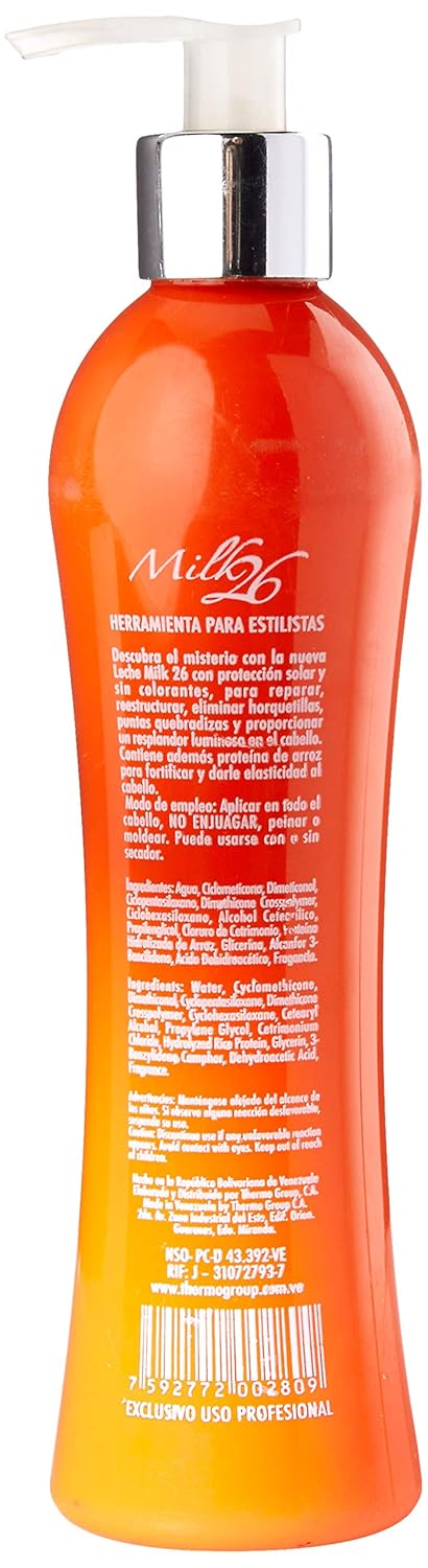 Milk 26 Leave In Hair Conditioner - 8.11 Oz Split End Repair Deep Conditioner - Hair Repair Treatment for Damaged Hair - Promotes Hair Care, Hair Volume & Hair Growth