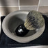 Vikings Blade Luxury Shaving Soap Bowl, Sandblasted Steel, Unbreakable, Tactile Texture, 3.55” Diameter, Great for Most