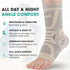 INDEEMAX Copper Infused Ankle Brace for Sprained Ankle, Compression Sleeve Support for Women & Men, XL