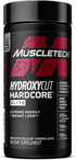 Hydroxycut Hardcore Elite - 100 Rapid-Release Thermo Caps, Energy & Focus for Men & Women, 50 Servings