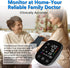 Blood Pressure Monitor, Automatic Upper Arm Monitor for Home Use with Digital LED Display, Adjustable Cuff 9-17'',