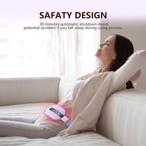 voligo 3 Portable Cordless Heating Pad, Electric Waist Belt Device, Heating Pad for Back Pain with Modes, Portable