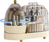 Rotating Makeup Organizer for Vanity, Large Spinning Makeup Storage with Brush Holder, 15x11''