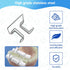 4-Pack 1MM Dental Cotton Roll Holder Clips - Autoclavable Stainless Steel for Dental Isolation Tools