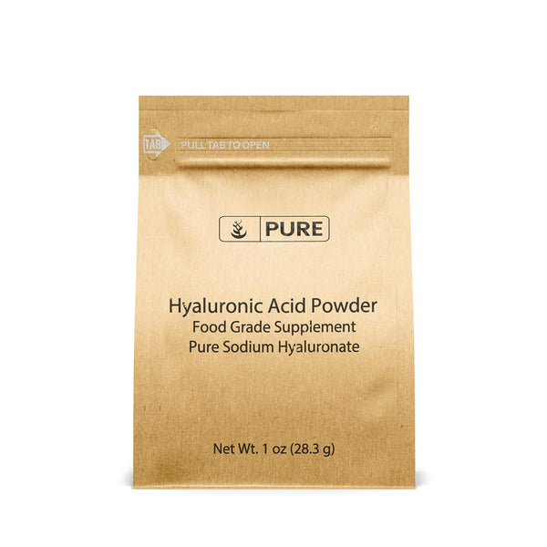 PURE ORIGINAL INGREDIENTS Hyaluronic Acid - 1oz Water Soluble, High Molecular Weight