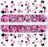 Holographic Nail Art Glitter Sequins, 3D Pink Black Flakes Designs, Love Heart Butterfly Star Floral Supplies for Women