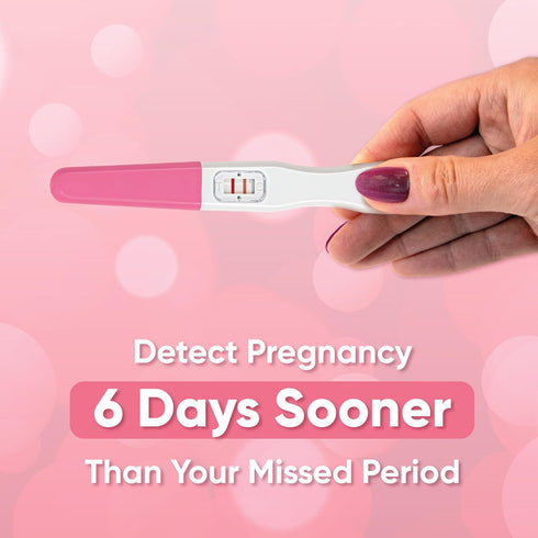 Sticks-6 (5 Pack) Wondfo Early Result Pregnancy Test Days Before Missed Period-Rapid Detection at Home Pregnancy Test