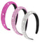 Wecoe 3pcs Rhinestone Headbands for Women Girls - Sparkly Bling Diamond Silver Pink Rose Red Fashion Hair Accessories
