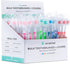 104 Pack Bulk Toothbrushes with Cover Caps, Individually Wrapped Disposable Travel Toothbrush, 4 Colors (Red Green Blue