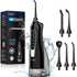 COSLUS Water Dental Flosser Teeth Pick: Portable Cordless Oral Irrigator, 300ML, IPX7 Waterproof Electric Waterflosser