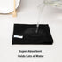 Black Microfiber Cleaning Cloth 13"x13", Ultra Soft Absorbent Rags for Housekeeping, Lint Free Reusable Cleaning Cloths