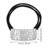Sparkly Rhinestone Hair Accessories, 2 PCS Elastic Scrunchies, Ponytail Holder, Crystal Cuff Hair Band for Women