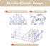 Clear Makeup Organizer, Tiered Skincare Organizer, Acrylic Lipstick Holder, Cosmetic Display Case for Bedroom Vanity
