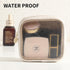 Small Clear Makeup Bag for Purse, Cosmetic Bag for Travel, Mini Organizer Bag for Accessories, White