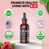 Vegan Liquid B-12 Drops - 60 x 5000 mcg Extra Strength Raspberry Flavored Vitamin B12 Liquid Supplement