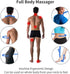 Back Shoulder Neck Massager for Pain Relief - Deep Tissue, Upgraded Trigger Point Cane Massage Tools, Blue