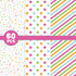 Whaline Tissue Paper Bulk, Polka Dots Stripe Wrapping Paper for Birthday DIY Party Crafts Weddings, 60 Sheets
