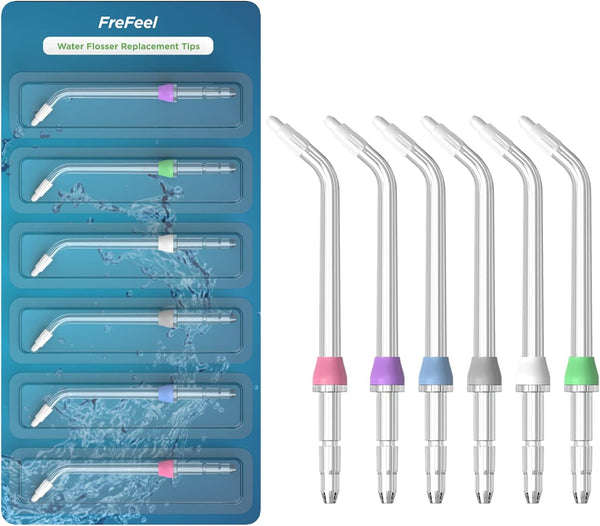 Replacement Heads for Waterpik Water Flosser, 6 Orthodontic Tips