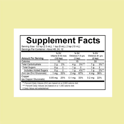 CHILDLIFE ESSENTIALS Liquid Zinc Plus for Kids - Immune Support Supplement Drops, Mango Strawberry, 4 Fl Oz