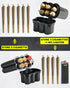 Small Cigarette Case for Regular and 100s King Size, 4 Capacity, Smoking Accessories for 1-1/4 Size Pre Rolled Tobacco