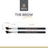 Parallel Products The BROW Brush - Premium Angled Eyebrow Brush (2 Pack) for Makeup, Gel, and Tint