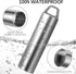 Small Pill Case, Portable Metal Pill Holder Keychain, Waterproof Mini Stainless Steel Organizer for Travel