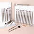MAANGE 23 Pcs Premium Synthetic Makeup Brush Set, Professional Face Powder Blush Eyeshadow Blending Kit (Champagne)