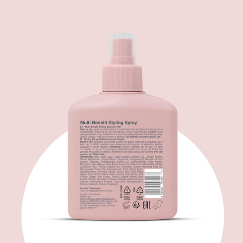 Multi Benefit Styling Spray, Anti-Humidity Frizz Control, Infused with Coconut, Avocado & Shea Butter