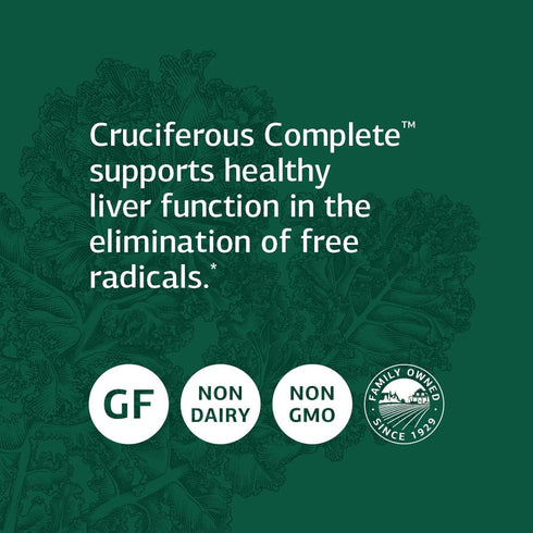 Standard Process Cruciferous Complete - Whole Food Antioxidant, Detox and Liver Support with Organic Kale
