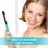 4-Count Black Electric Toothbrush Replacement Heads, Compatible with Quip, Adult Refill Brush Heads