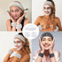 5Pcs Face Wash Headband and Wristband Set for Women, Spa Skin Care Headband, Hair Band and Wrist Towels for Washing Face