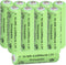 Zsolarigt Rechargeable Ni-MH AA 2000mAh 1.2V Batteries Long Lasting for Remote Controls, Household