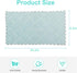 20 Pack Kitchen Dish Cloths, Super Absorbent Microfiber Cleaning Cloth for Cleaning Dishes, Kitchen, Bathroom, Car (Grey & Green) by Bessrung