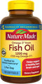 Nature Made Fish Oil Omega 3 Supplements - 1200 mg Softgels for Healthy Heart, Brain, Eye Support, 100 Softgels
