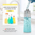 NileHome Spray Mop for Floor Cleaning, Dust Mop with 3 Pcs Washable Pads and 400ml Refillable Bottle Floor Mop for Household or Commercial Use Wet Mop for Hardwood Laminate Tile Ceramic